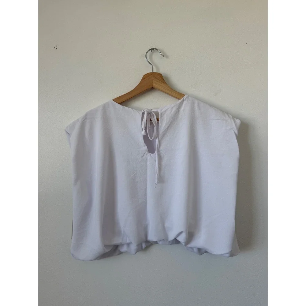 Love University 2-Piece Set – White Cropped Top & Maxi Skirt – Women's Size S - Picture 5 of 9